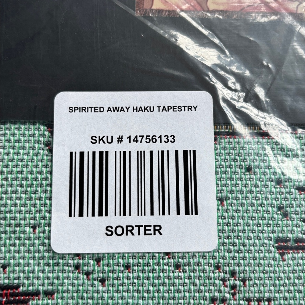 Spirited Away Graphic Throw Blanket - Aqua, Pink, Cream 48 x 60in - Picture 2 of 4
